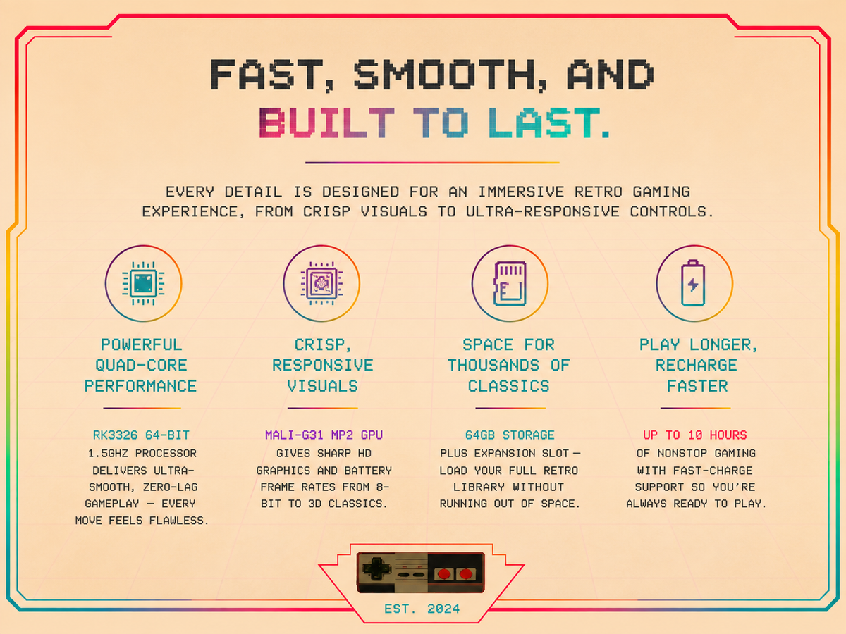 GameRelic™ Handheld Game Console